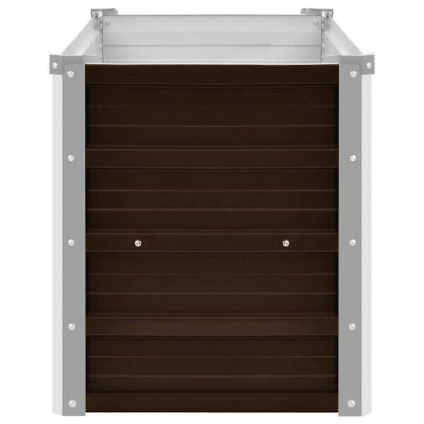 Hochbeet braun Stahl B/H/L: ca. 40x45x100 cm
