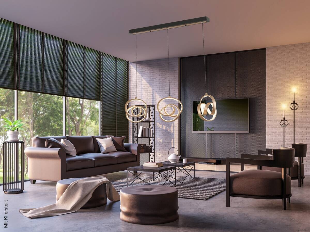 Nolo LED-Pendelleuchte Tamara B/H/T: ca. 75x120x18 cm
