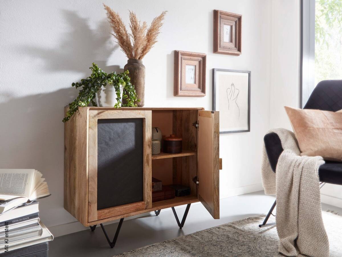Sideboard braun B/H/T: ca. 80x75x35 cm