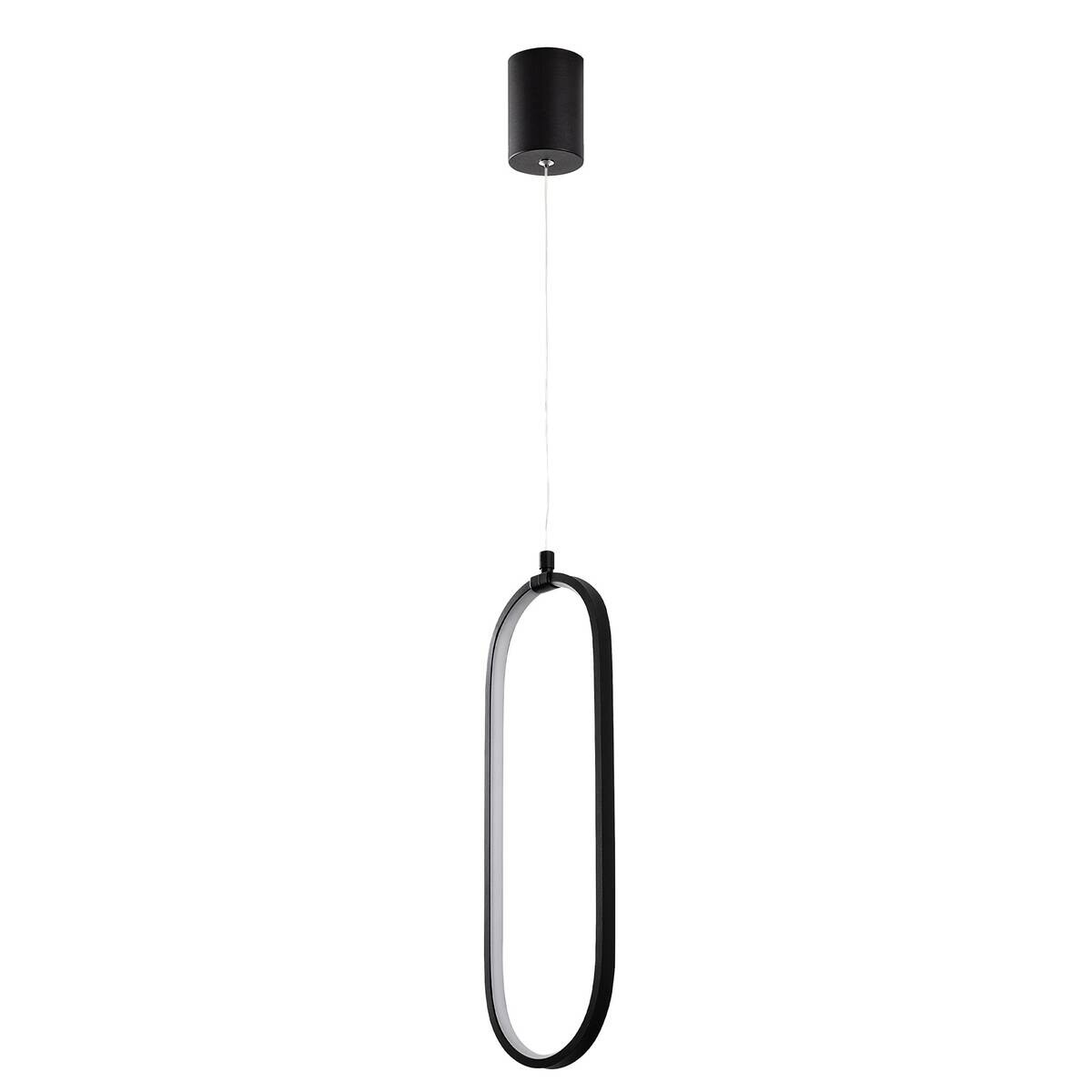 Opviq LED-Pendelleuchte schwarz B/H/T: ca. 17x110x10 cm