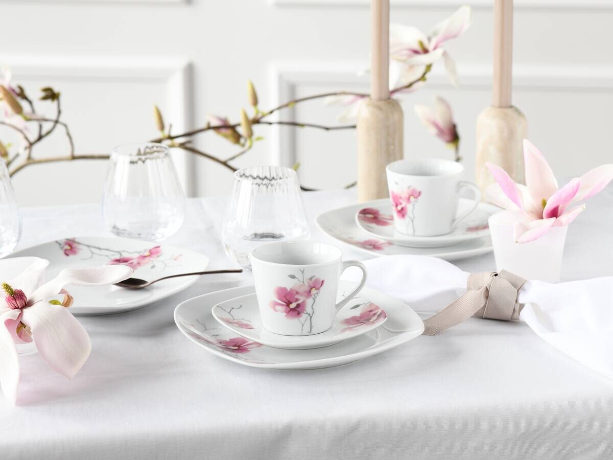 CreaTable Kaffeeservice Amelie multicolor Porzellan 18 tlg.