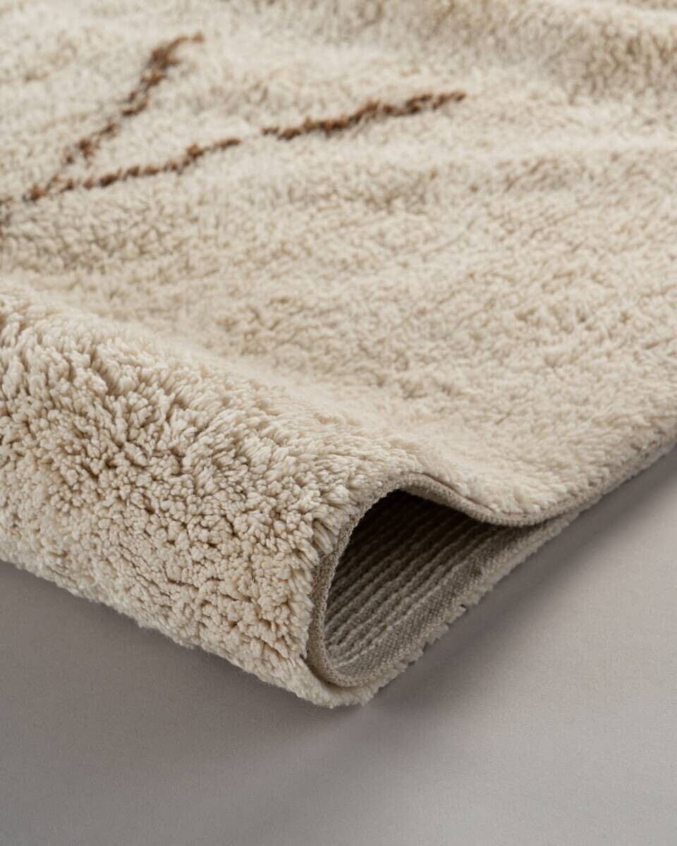 Kayoom Kurzflorteppich Alena braun B/H/L: ca. 120x2x170 cm