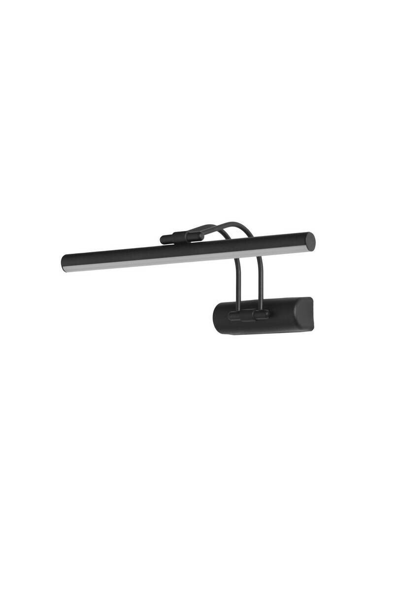 LED-Wandleuchte schwarz Metall B/H/T/L: ca. 21x25x21x35 cm 1 Brennstellen