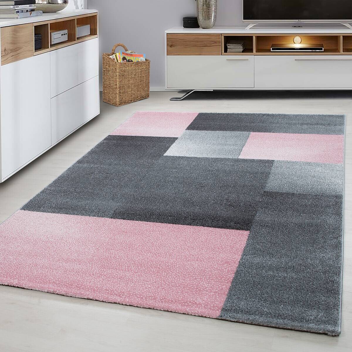 Ayyildiz Teppich LUCCA pink B/L: ca. 160x230 cm