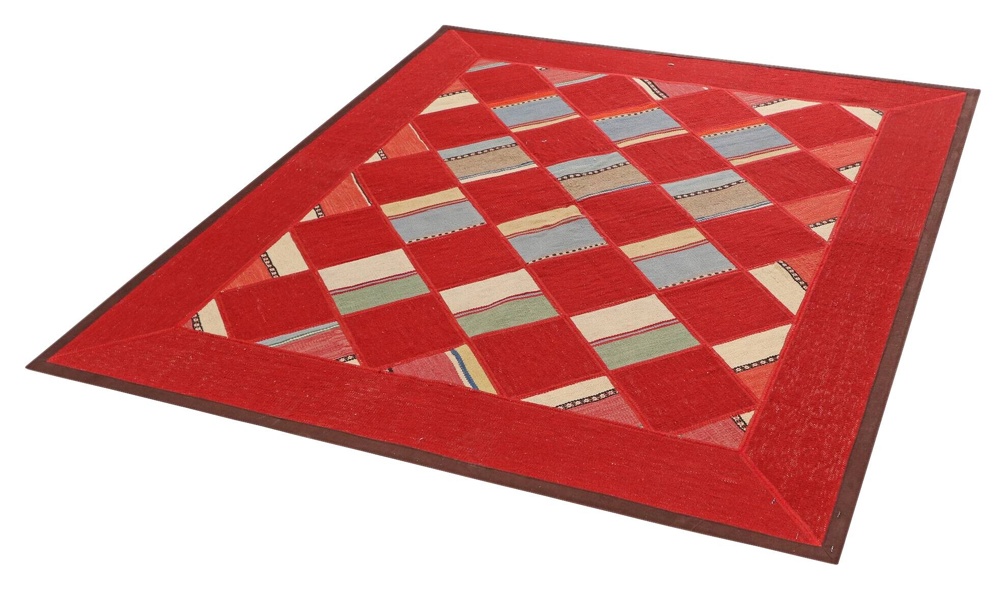 PersaTepp Teppich Kelim Tekkehdouz bunt B/H/L: ca. 154x1x178 cm