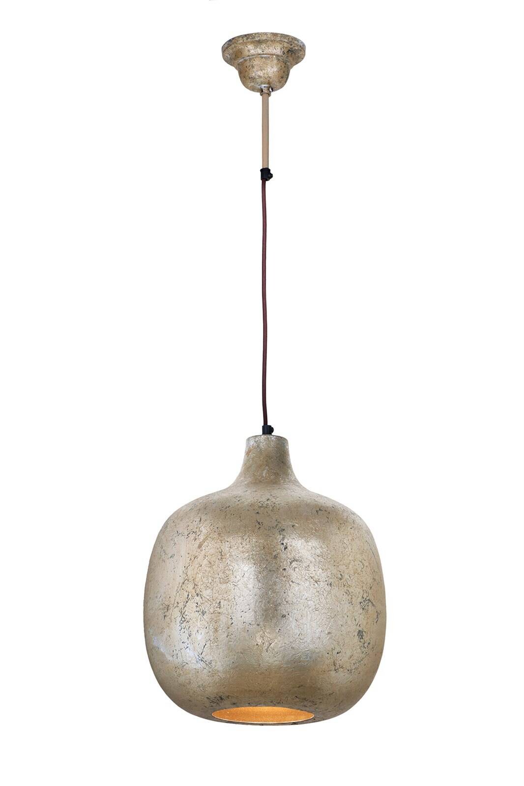 Kayoom Pendelleuchte bronze Eisen B/H/L: ca. 34x38x34 cm E27 1 Brennstellen