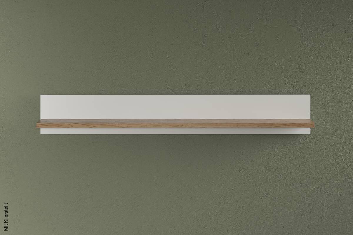 Wandboard Magna weiß B/H/T: ca. 151x22x18 cm