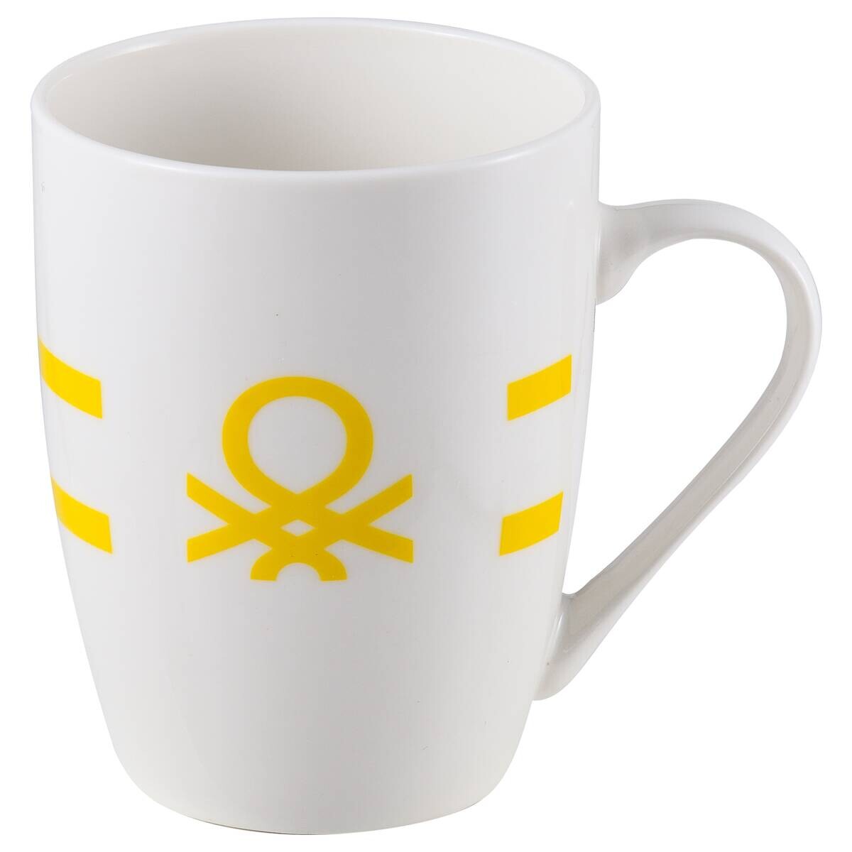 BENETTON Kaffeebecherset Rainbow weiß Keramik