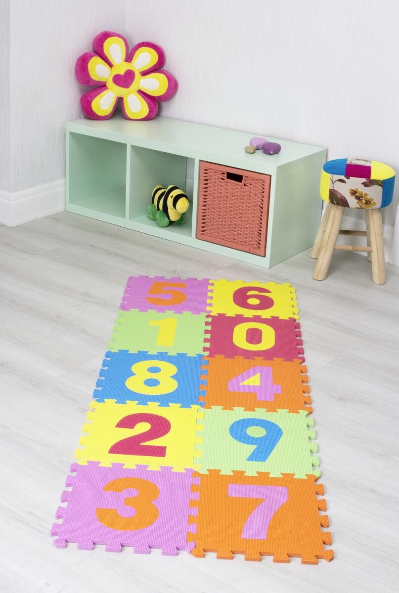 Puzzlematte bunt