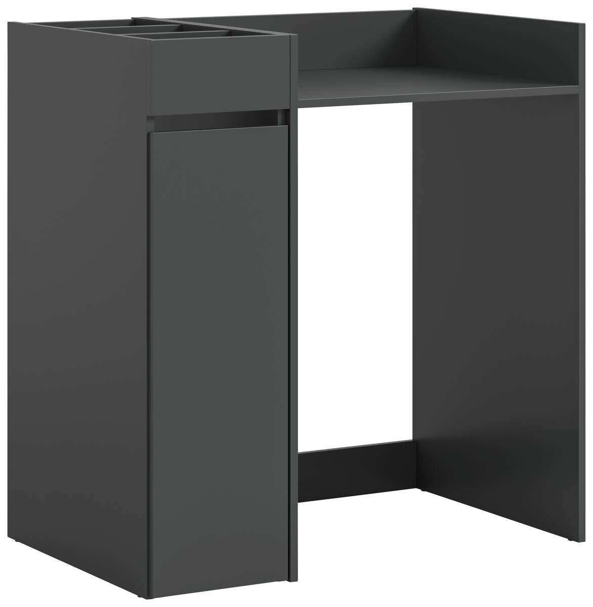 Waschmaschinenumbauschrank Free anthrazit B/H/T: ca. 95x101x60 cm