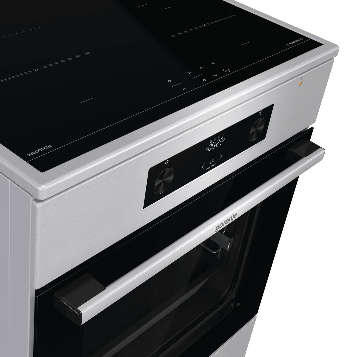 Gorenje Stand-Elektroherd GEIT6C60XPG Edelstahl B/H/T: ca. 60x85x60 cm