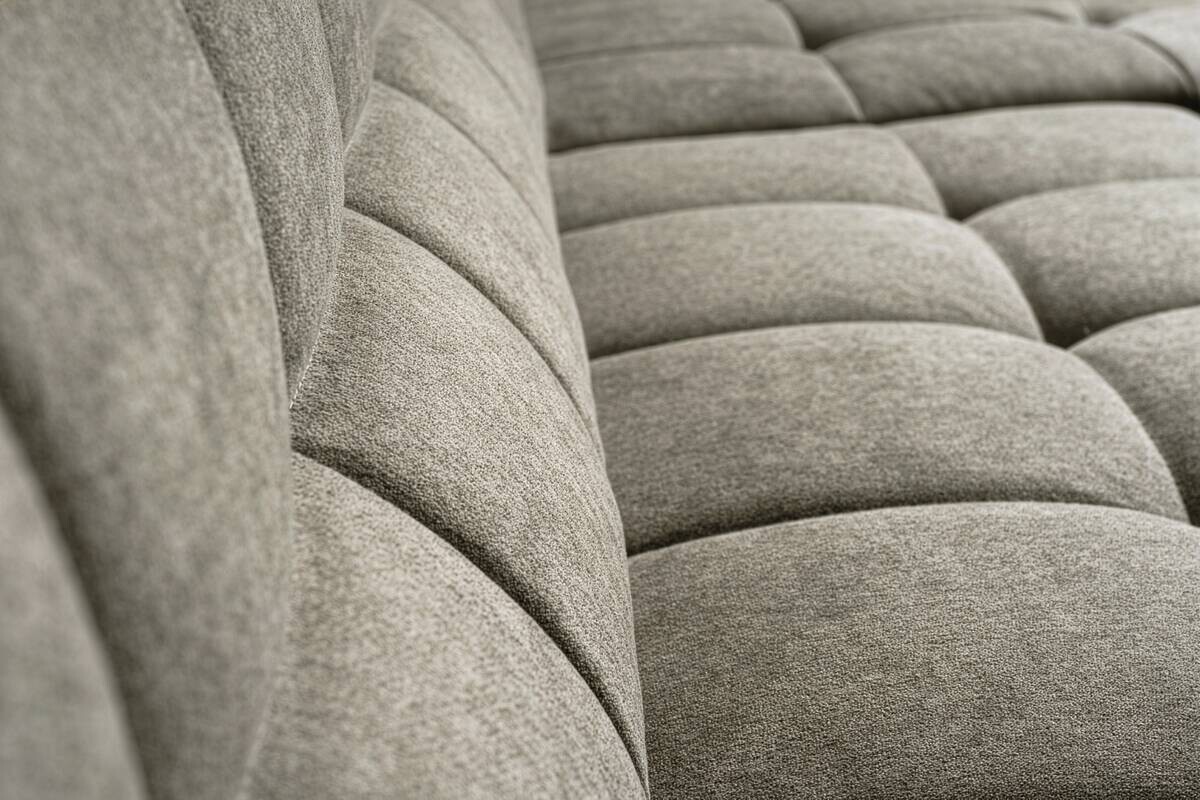 Ecksofa mit Bettfunktion graubraun Flachgewebe B/H/T: ca. 267x93x163 cm