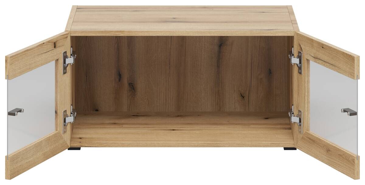 Vitrine System 64 Eiche Evoke Oak Nachbildung B/H/T: ca. 64x32x35 cm