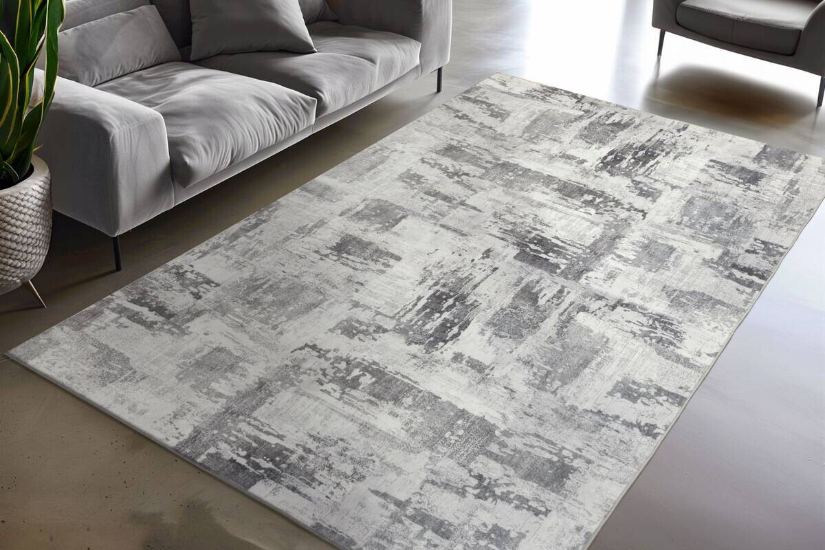 Obsession Teppich Avantgarde grau B/H/L: ca. 120x12x170 cm