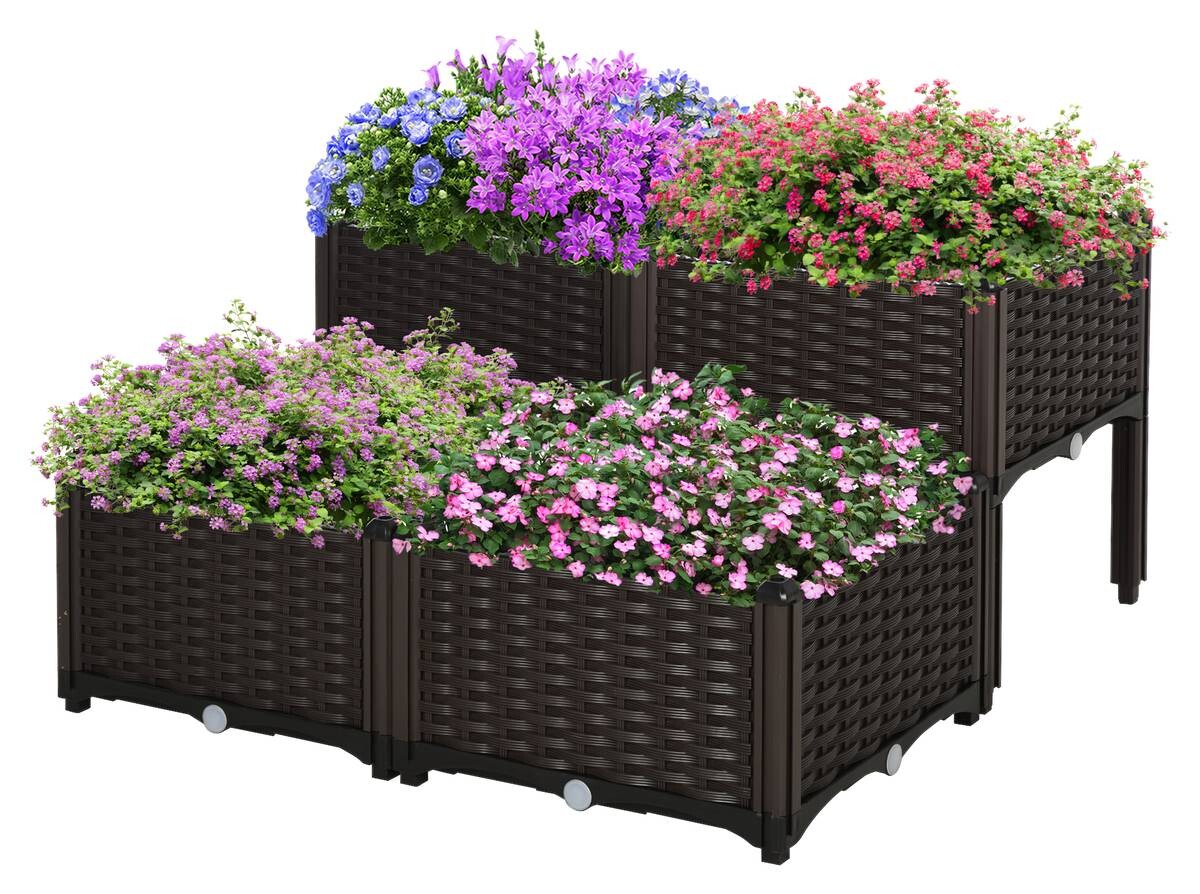 Outsunny Hochbeet B/T: ca. 80x40 cm