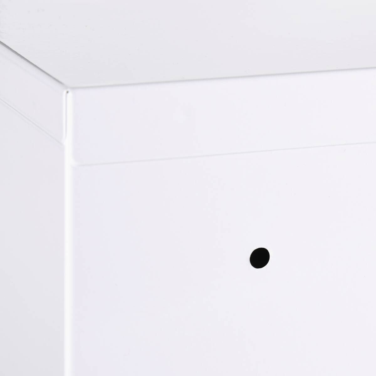 Medizinschrank weiß Edelstahl B/H/L: ca. 15x40x53,5 cm