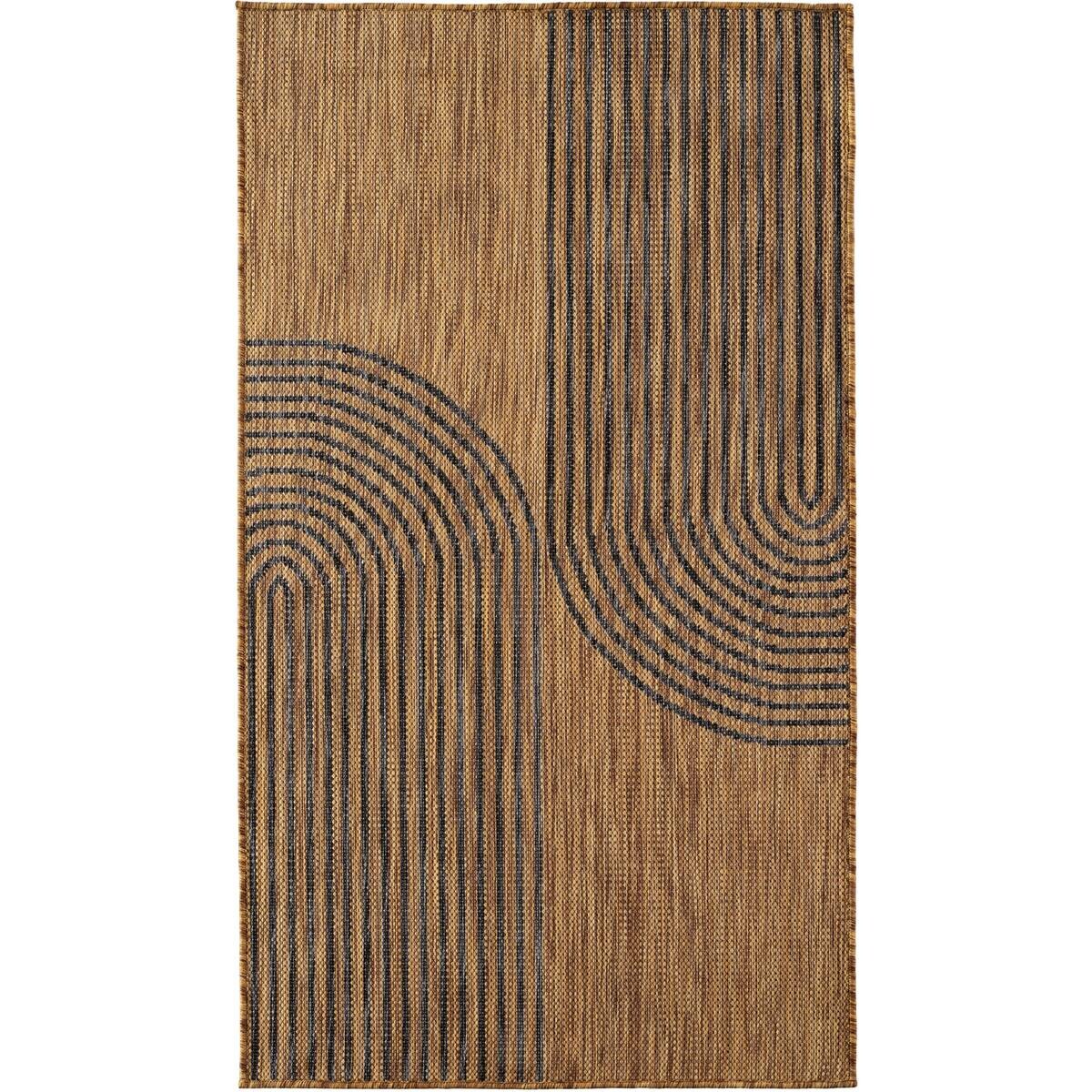 Ayyildiz Flachwebteppich MIRA schwarz B/L: ca. 60x100 cm
