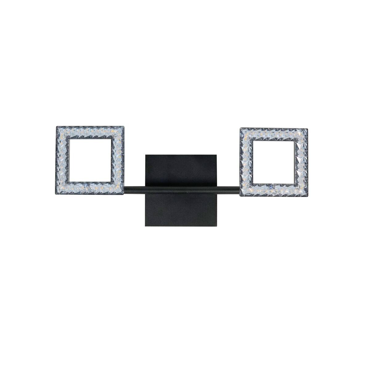 POCOline LED-Spot 2-flg. Kalea mattschwarz Acryl B/H/T: ca. 40x12x13 cm 2 Brennstellen