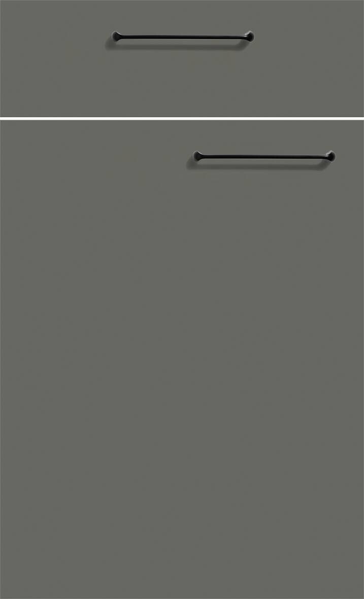 Express Küchenblock Clean schwarz Lacklaminat supermatt B/T: ca. 310x60 cm