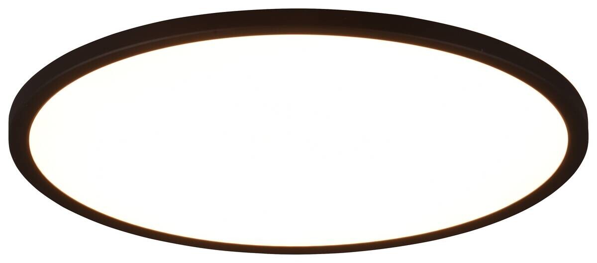 Reality LED-Deckenleuchte Aureo schwarz Kunststoff H/D: ca. 2,5x40 cm