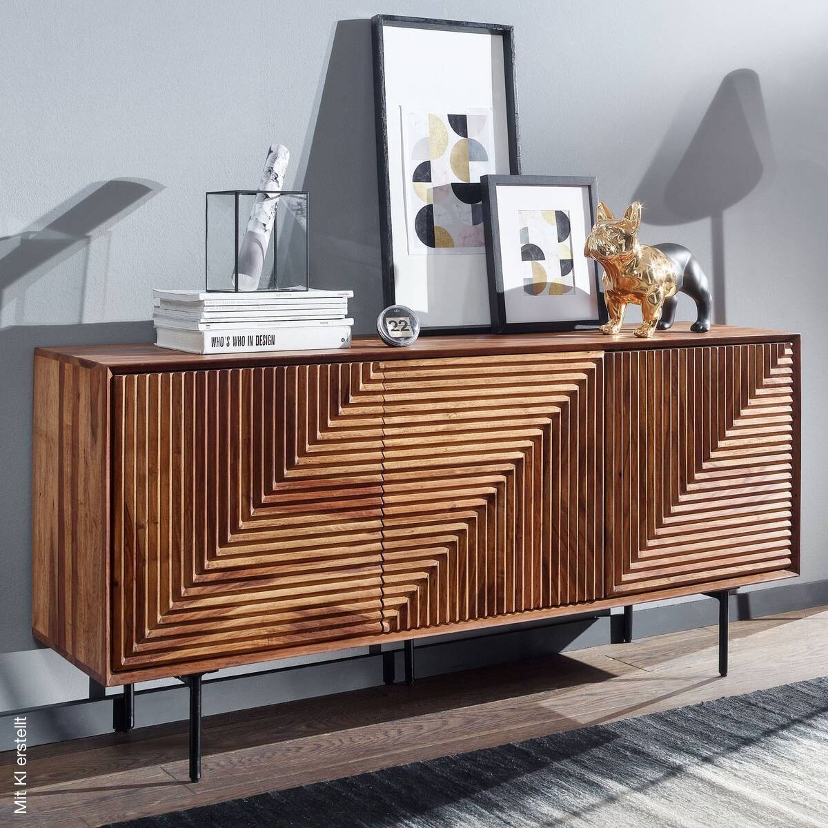 Sideboard rosenholz Nachbildung B/H/T: ca. 148x72x40 cm