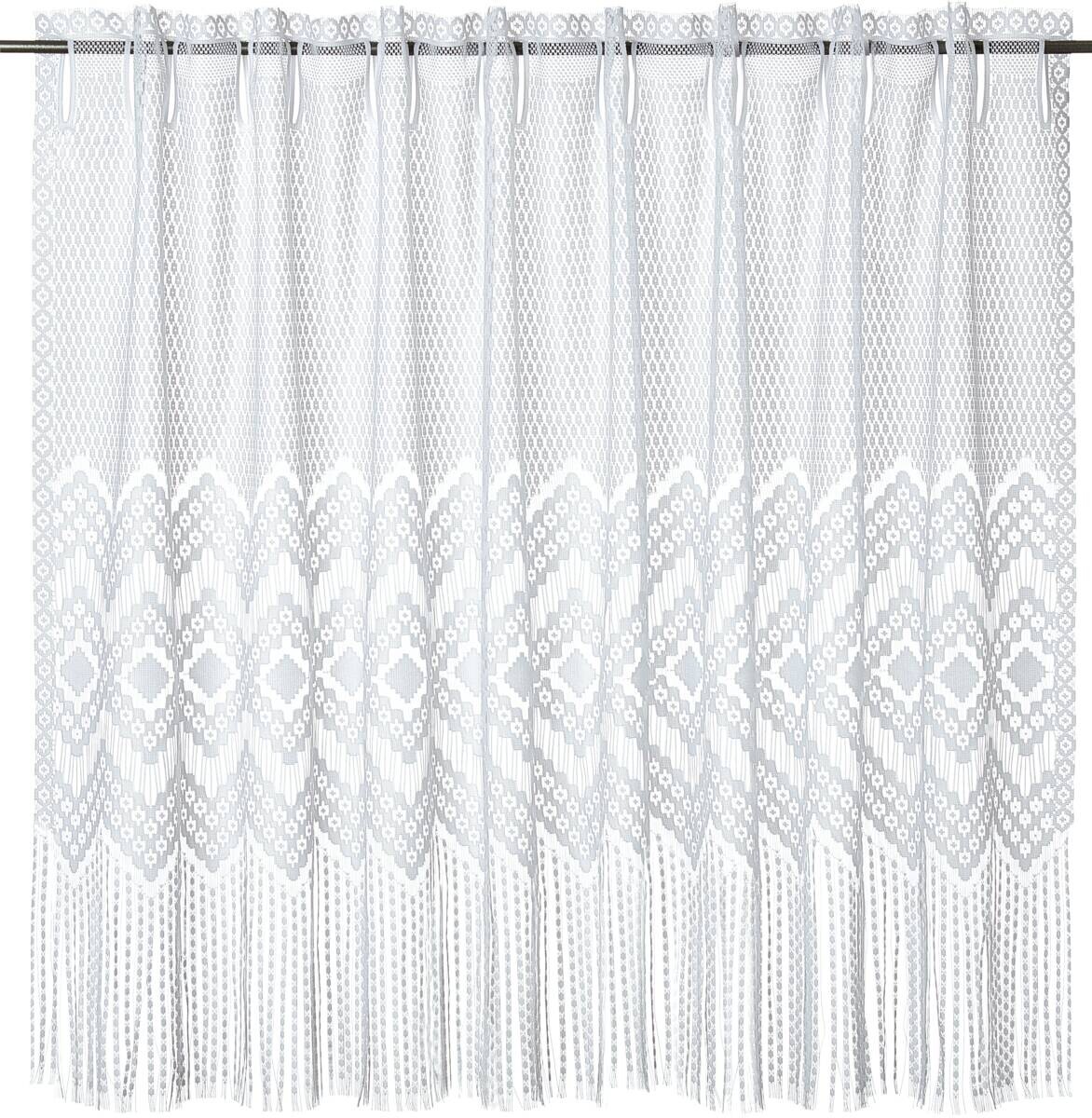 POCOline Scheibengardine Ellgau weiß B/L: ca. 150x80 cm