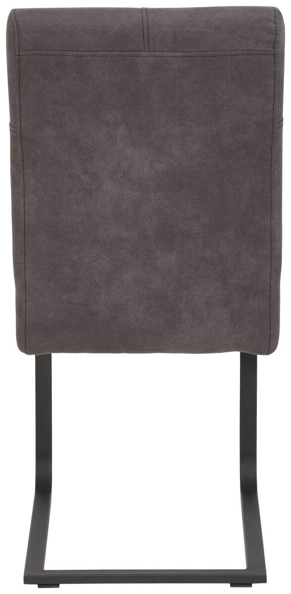 Essgruppe Luise I anthrazit Microfaser B/H/T: ca. 160x76x80 cm