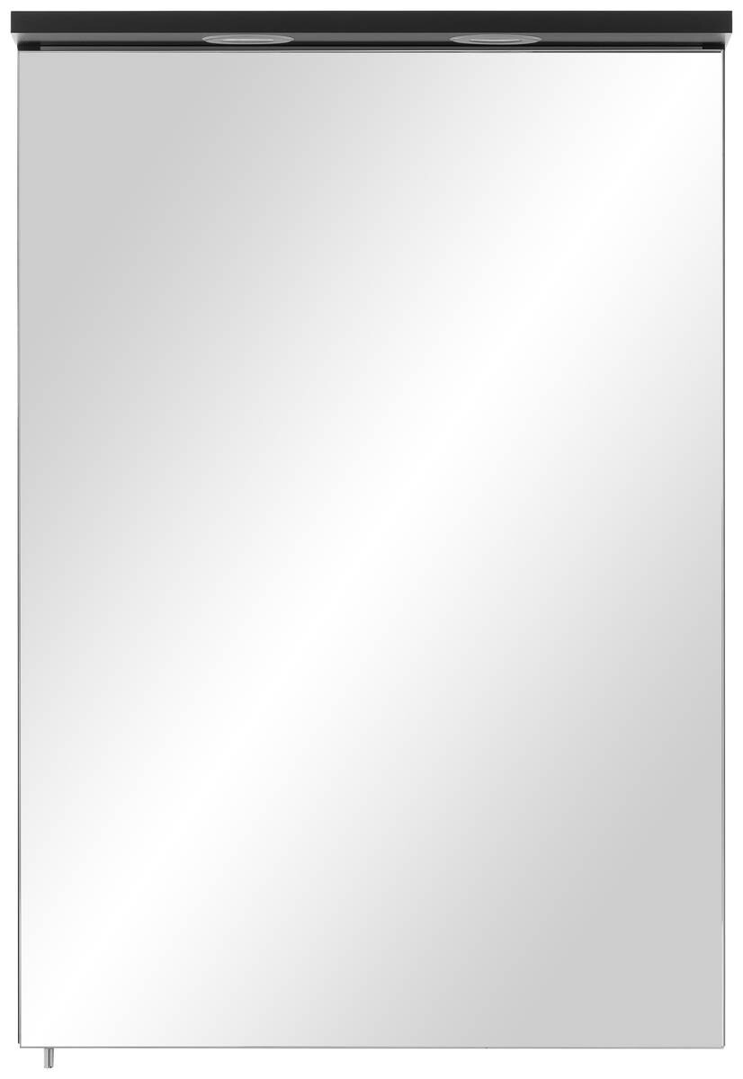 Spiegelschrank Sarah schwarz B/H/T: ca. 50,4x72,3x15,9 cm