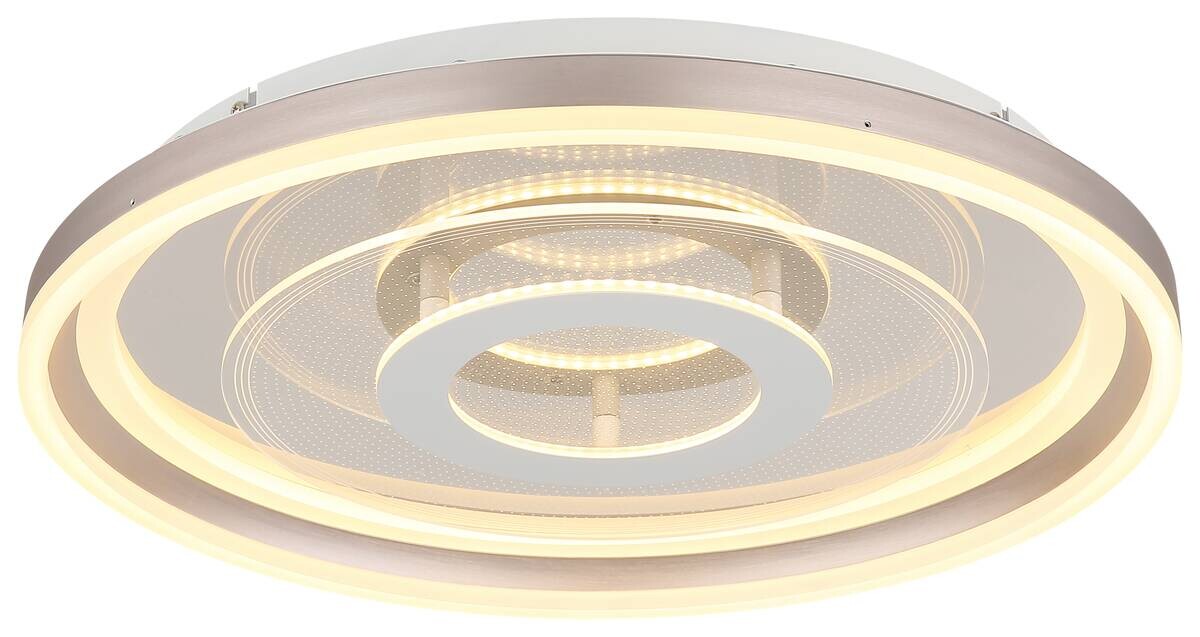 GLOBO LED-Deckenleuchte Opal Acryl Aluminium H/D: ca. 7x50 cm 1 Brennstellen