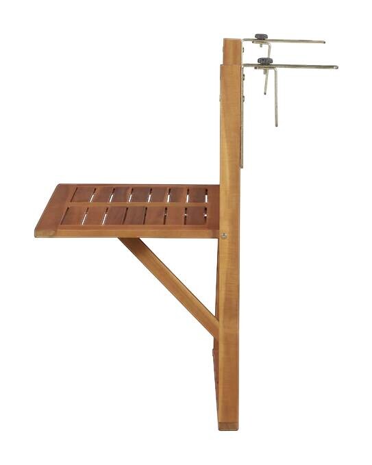 vidaXL Klapptisch braun Akazie B/H/T/L: ca. 44x80x44x64,5 cm