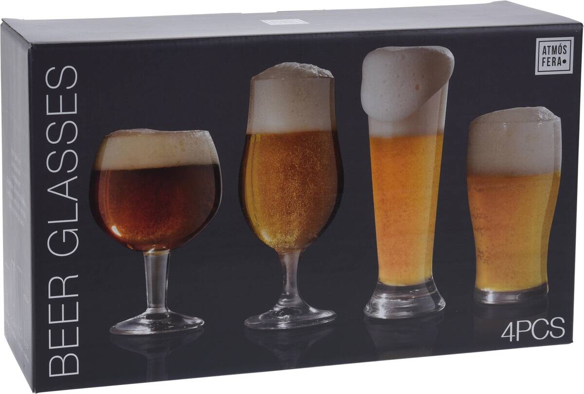 Biergläserset transparent