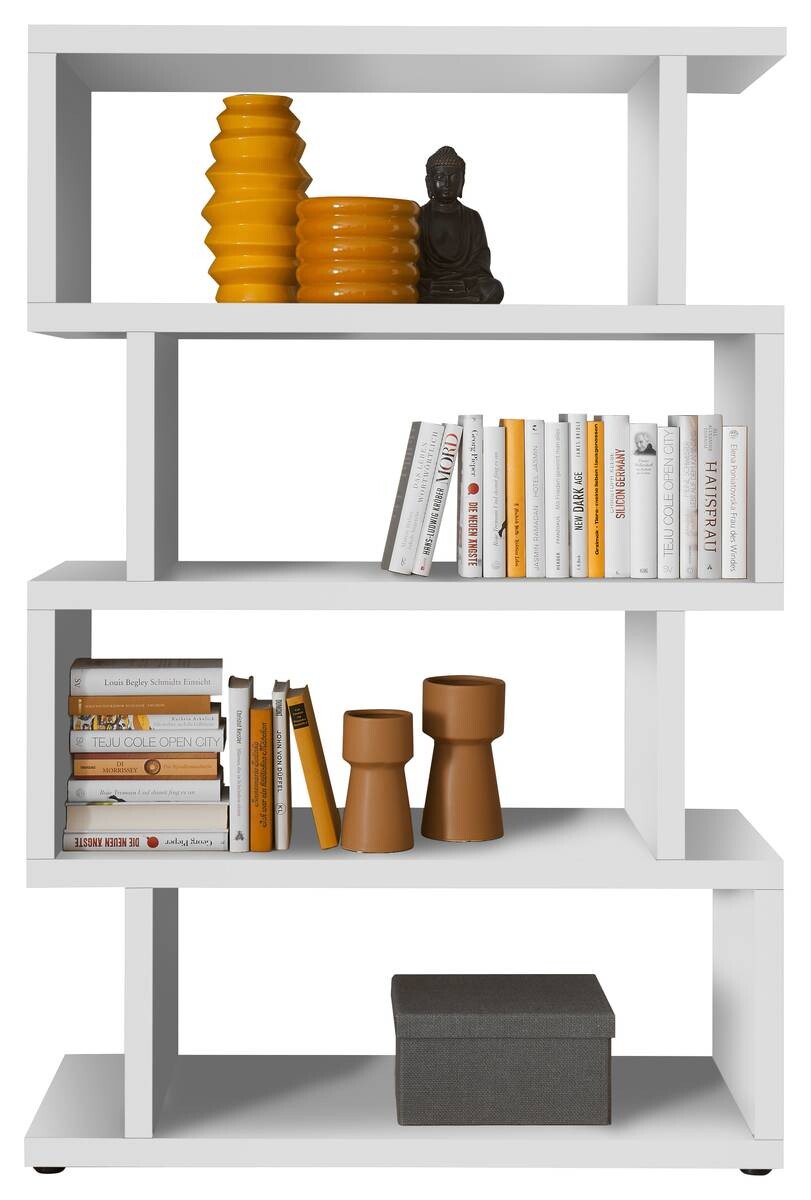 Standregal Style weiß B/H/T: ca. 100x152x38 cm