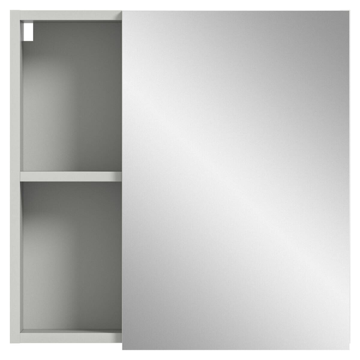 Spiegelschrank Copa hellgrau B/H/T: ca. 55x55x17 cm