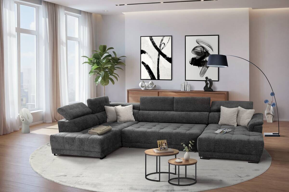 Wohnlandschaft Benevento B/T: ca. 224x175 cm