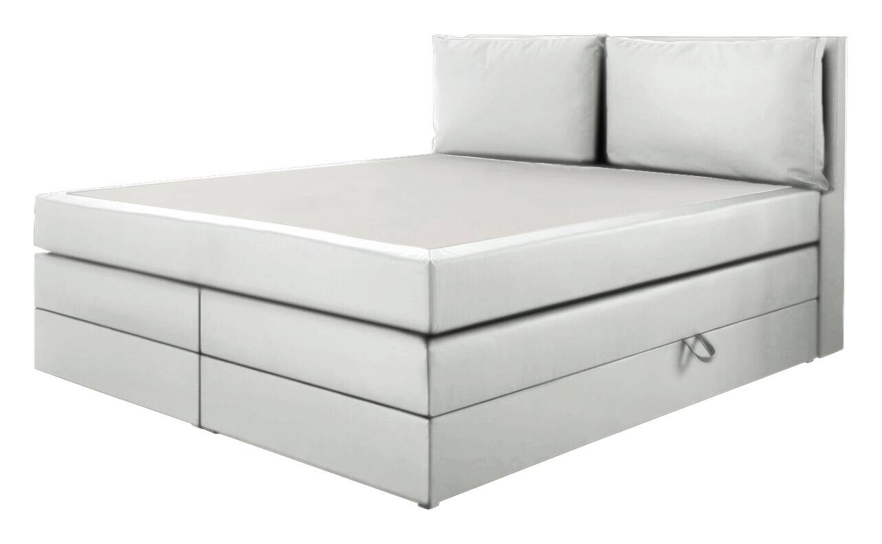 Boxspringbett Lissy grau Liegefläche B/L: ca. 180x200 cm