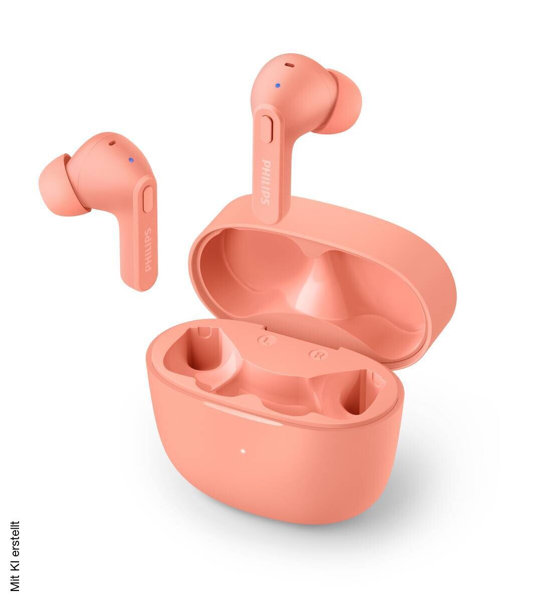 Philips Kopfhörer mit MikrofonTrueWireless rosa B/H/L: ca. 4x15,2x9,6 cm