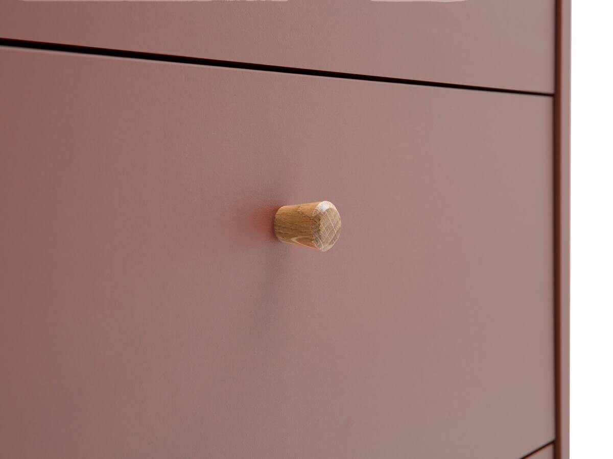 Kommode Bjarne mauve B/H/T: ca. 60,1x101,3x33 cm