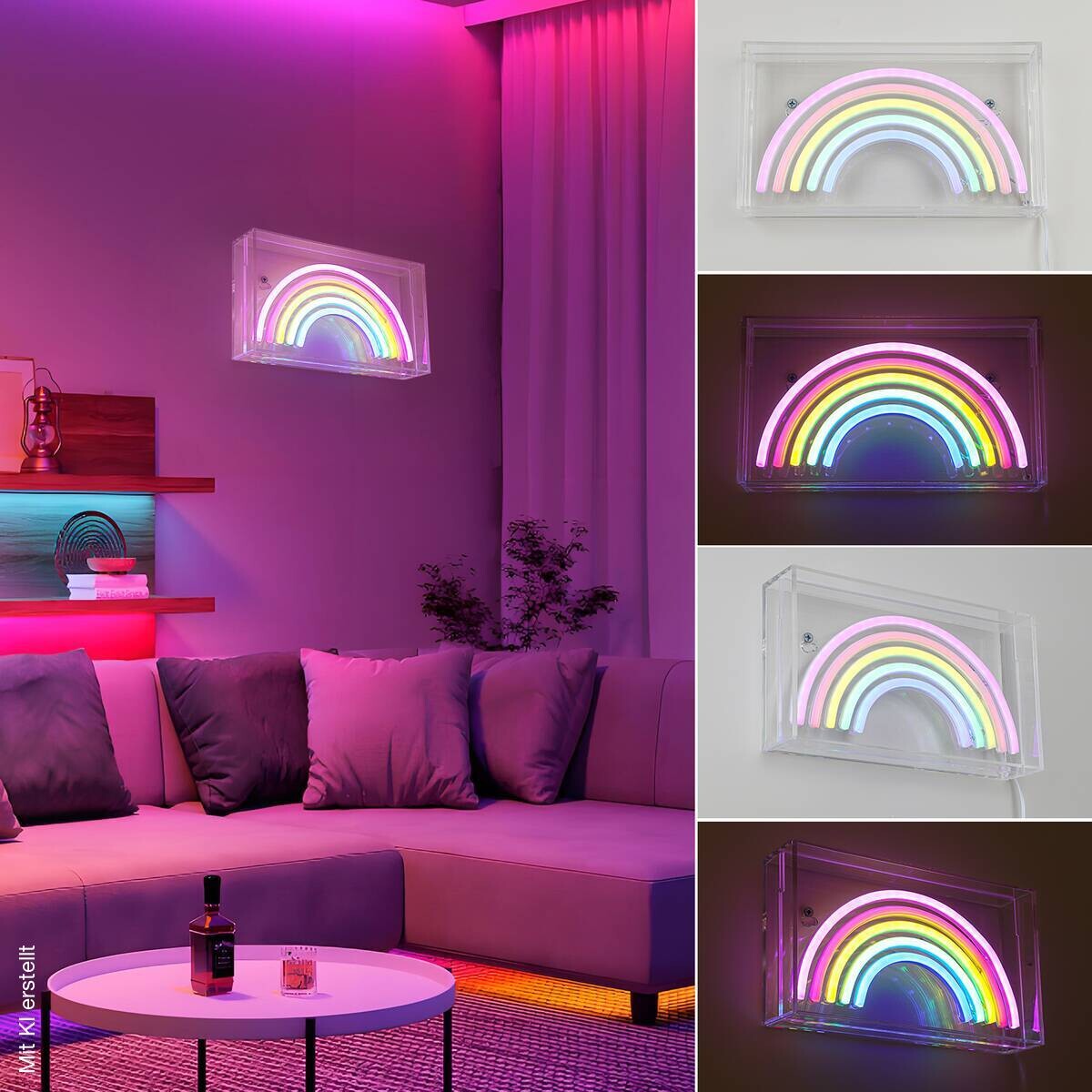 Nolo LED-Dekoleuchte Rainbow B/H/T: ca. 23x12,4x4 cm