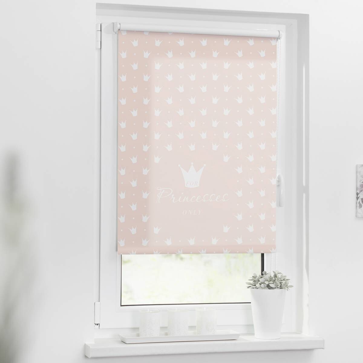 LICHTBLICK Rollo Prinzessin Lilly rosa B/L: ca. 120x150 cm