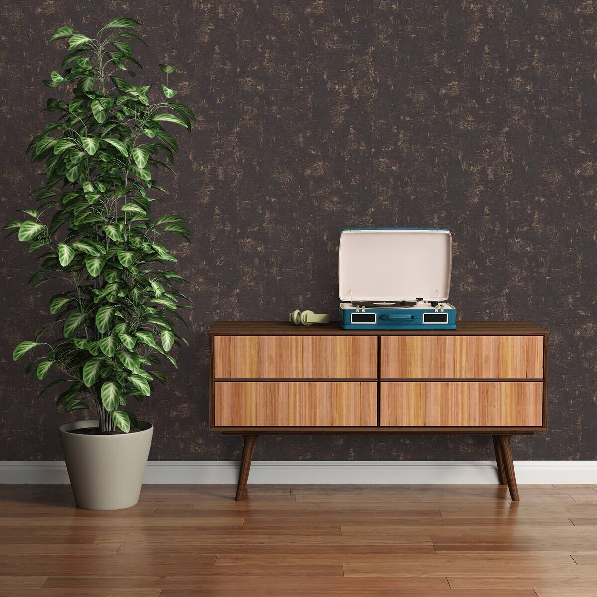 A.S.Creation Vliestapete schwarz gold B/H/D: ca. 53x1005x8 cm
