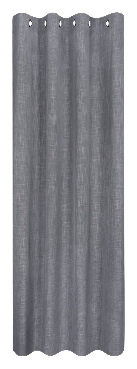 Verdunklungsvorhang Hamburg hellgrau 100% Polyester B/L: ca. 140x245 cm