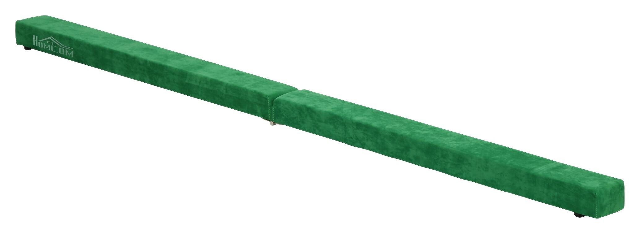 HOMCOM Schwebebalken grün Kiefer B/H/L: ca. 10x6,5x210 cm