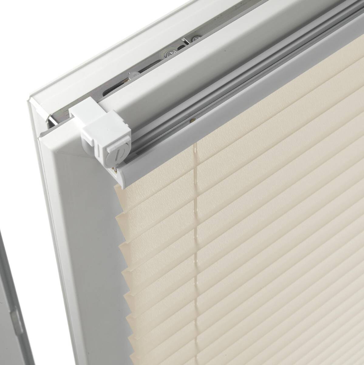 Spannplissee Easyfix Pia weiß B/L: ca. 100x130 cm