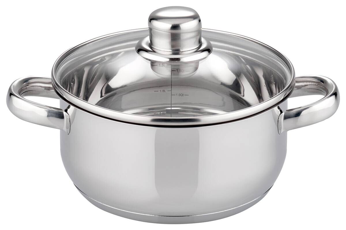 ELO Basic Topfset silber Edelstahl 5 tlg.