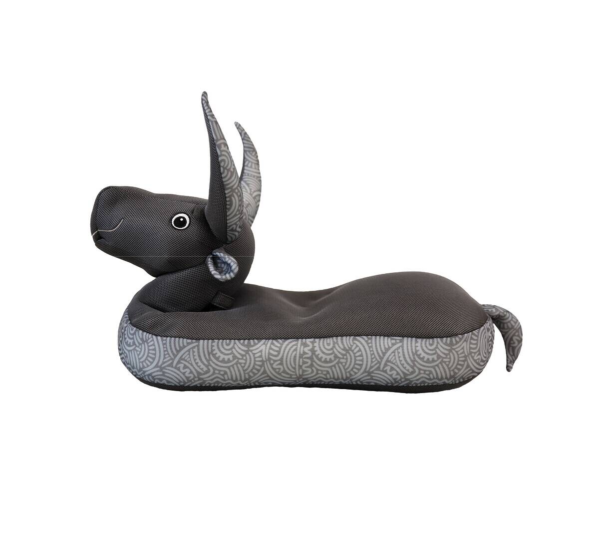 Westmann Sitzsack Stier grau Polyester-Mischgewebe B/H/L: ca. 89x64x34 cm
