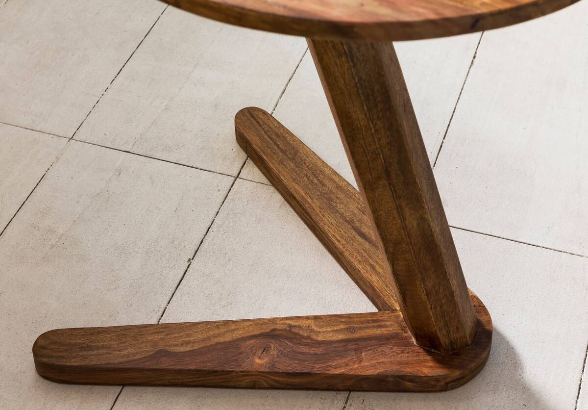 Beistelltisch rosenholz Holz B/H/T: ca. 45x50x45 cm