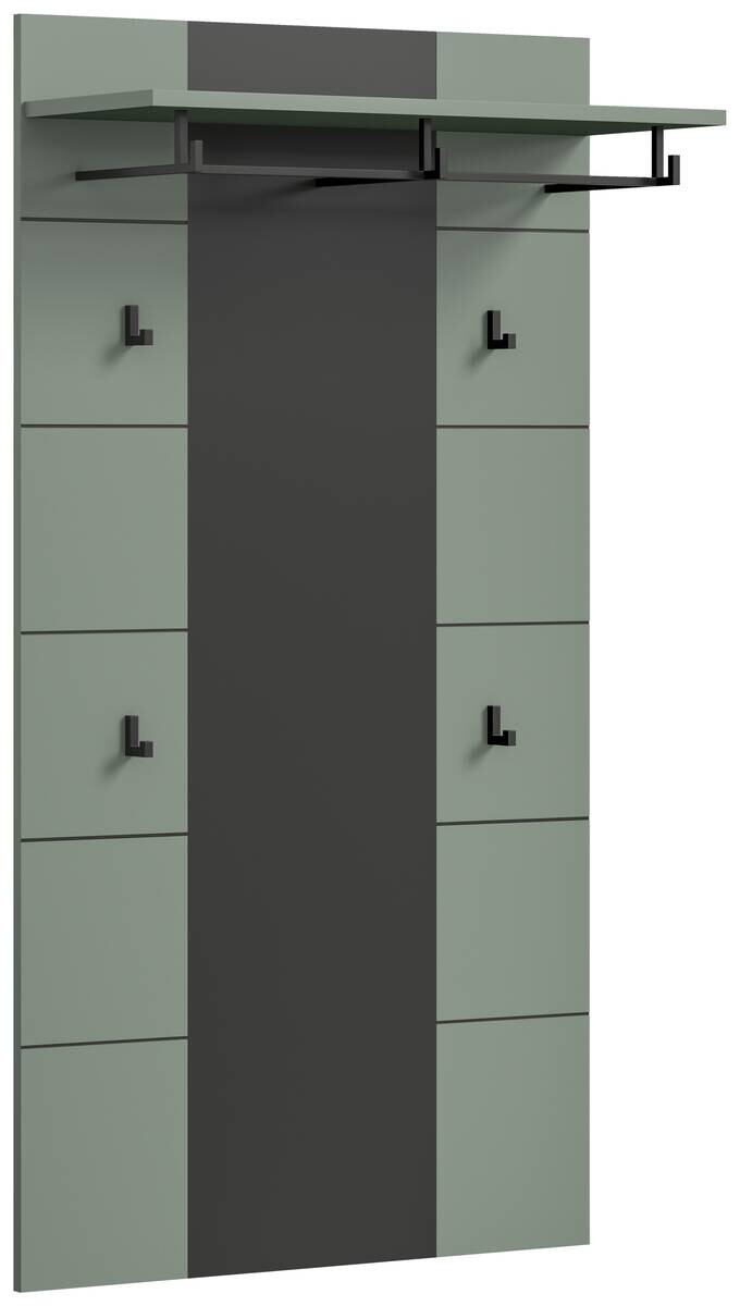 Paneel Canu grün basaltgrau Nachbildung B/H/T: ca. 80x145x29 cm