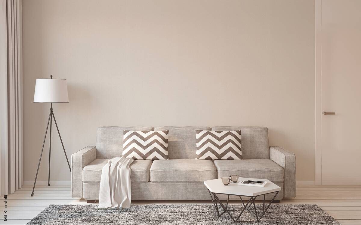 A.S.Creation Vliestapete New Elegance Uni creme B/L: ca. 53x1005 cm