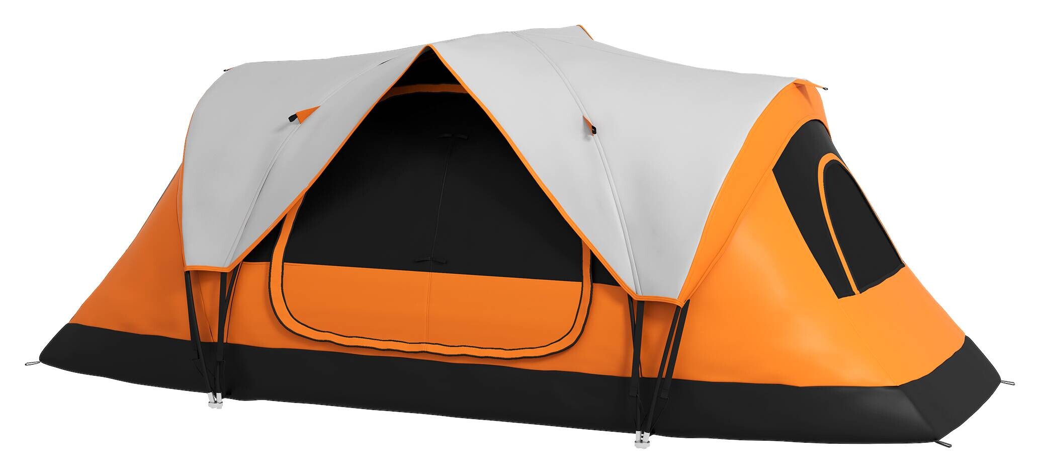 Outsunny Campingzelt B/H/L: ca. 215x180x450 cm