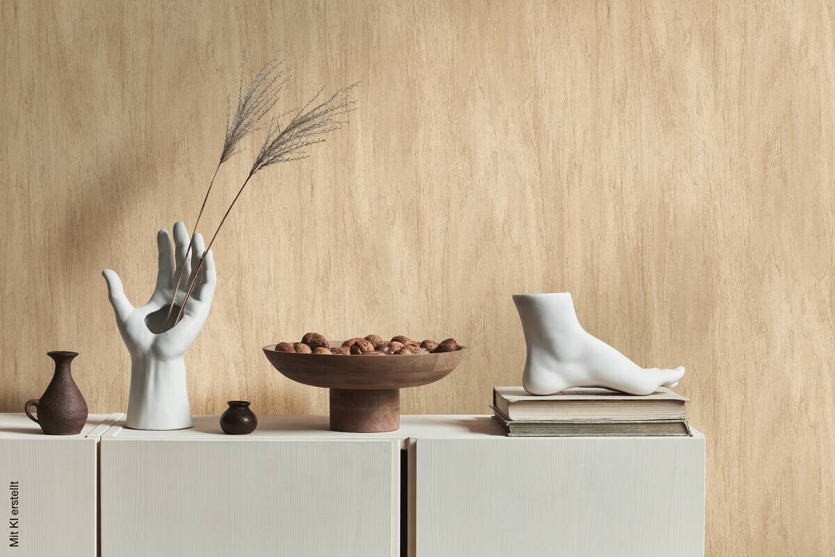 A.S.Creation Vliestapete grau B/H/D: ca. 53x1005x8,3 cm